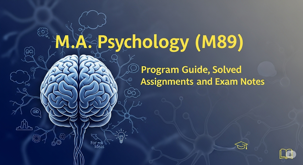 M.A. Psychology M89 Program Guide