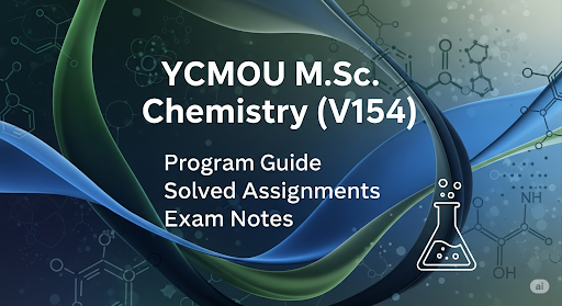 YCMOU M.Sc . Chemistry V154