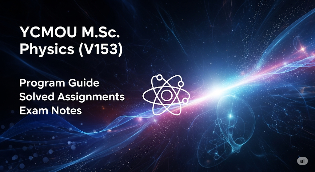 YCMOU M.Sc . Physics V153